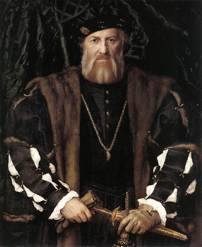 HOLBEIN, Hans the Younger Portrait of Charles de Solier, Lord of Morette ag Sweden oil painting art